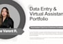 do data entry and admin support with accuracy